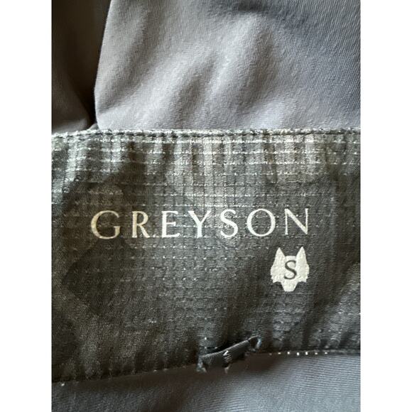 Greyson 1/4 Zip Golf Pullover Mens Size Small Solid Gray Stretch Jacket - Picture 8 of 10